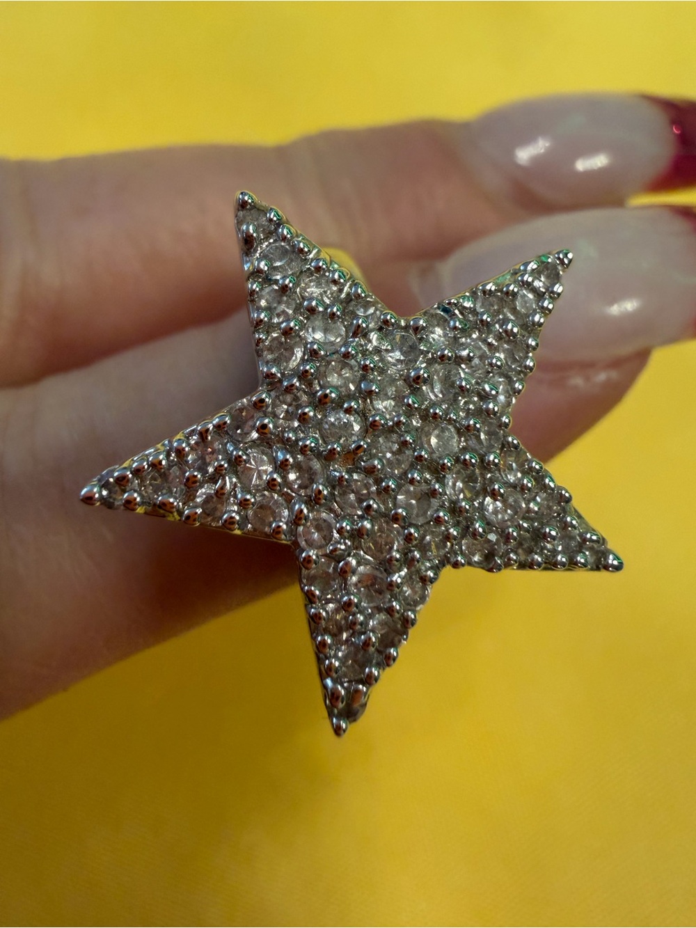 Park Lane Sparkling Silver Star Ring Size 8